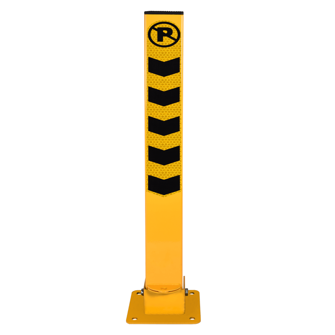 Kilitli Yatar Park Demiri 8×8 cm | Yatırılabilir Bariyer | Kilitli Yatırılabilir Park Direği