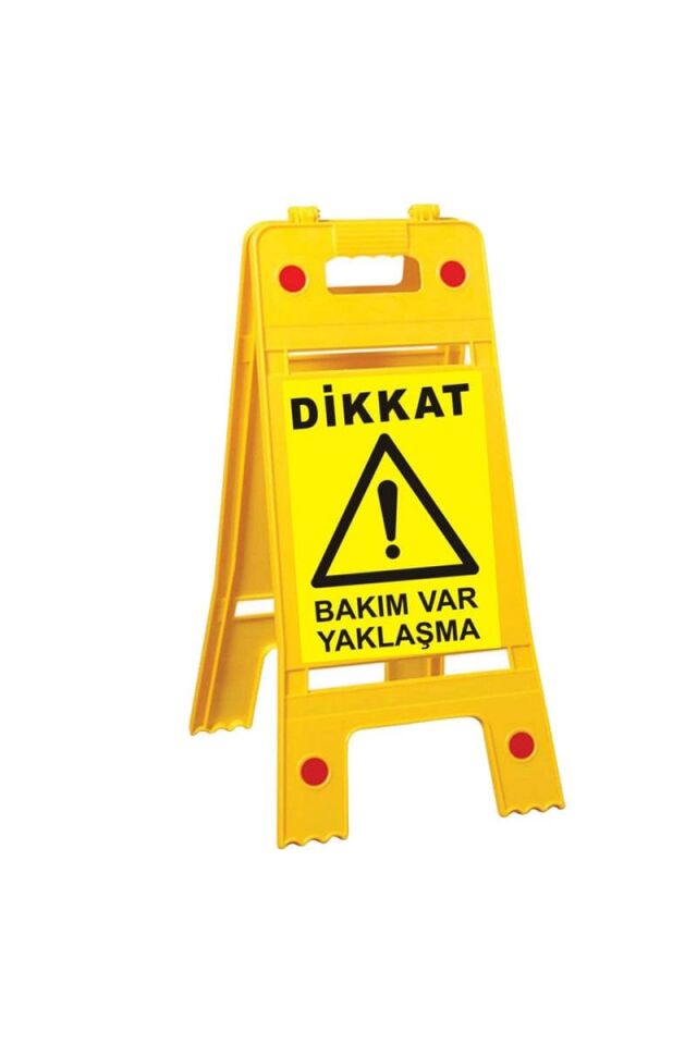 Bakım Var Yaklaşma Portatif Ayaklı Levha