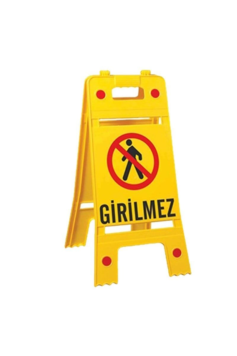 Girilmez Levhalı Portatif Ayaklı Levha