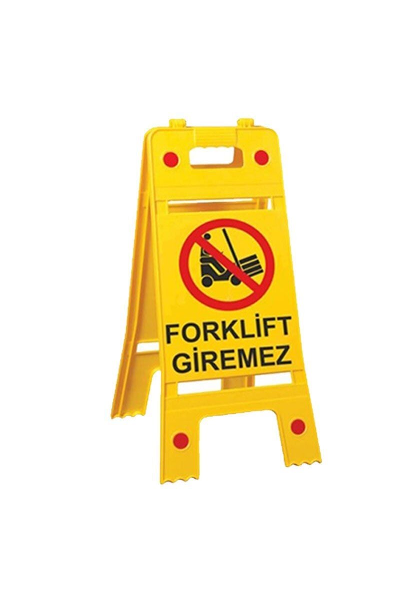 Forklift Giremez Portatif Ayaklı Levha