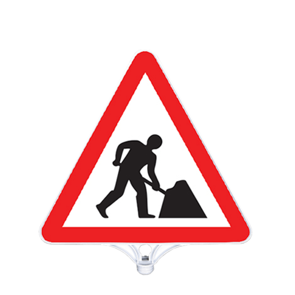 Yolda Çalışma Var Tabelası Çift Taraflı  (9201)