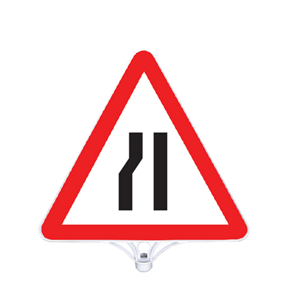 Soldan Daralan Yol Tabelası Tek Taraflı  (9204)