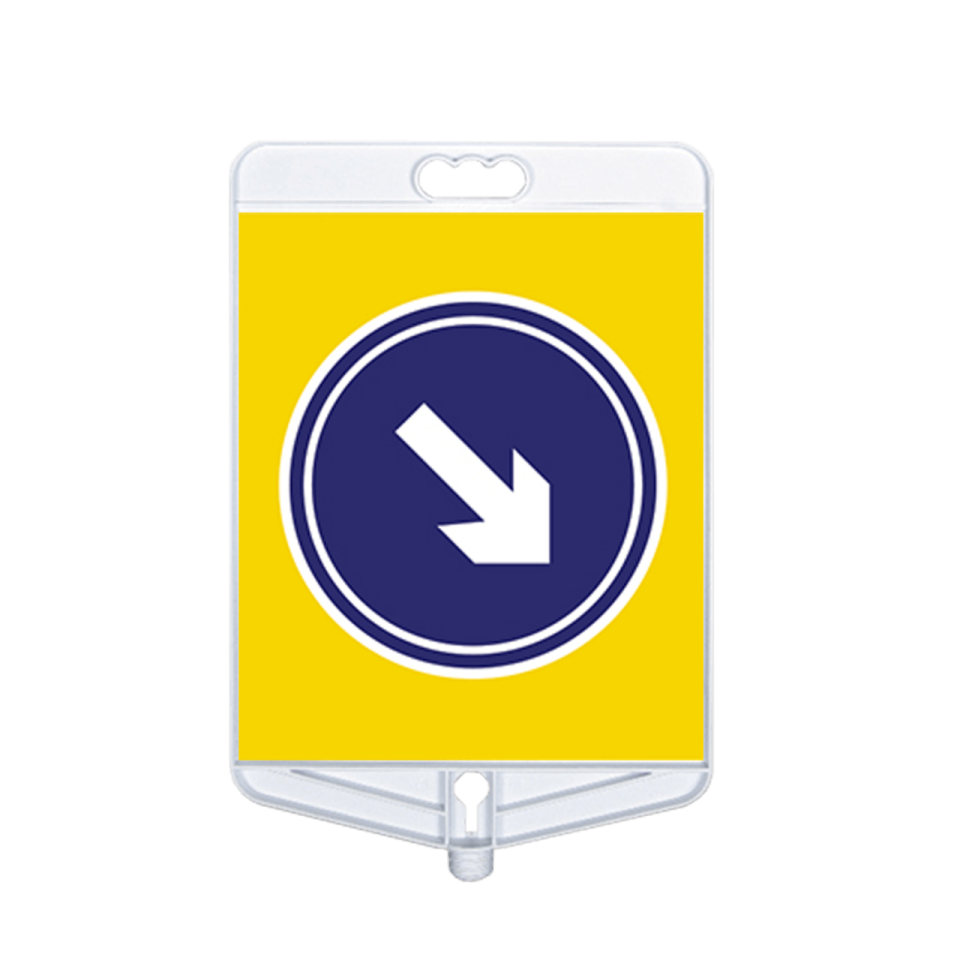 Sağdan Gidiniz Tabelası Tek Taraflı  (9310)