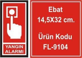 Yangın Alarmı Fotolümen Levha