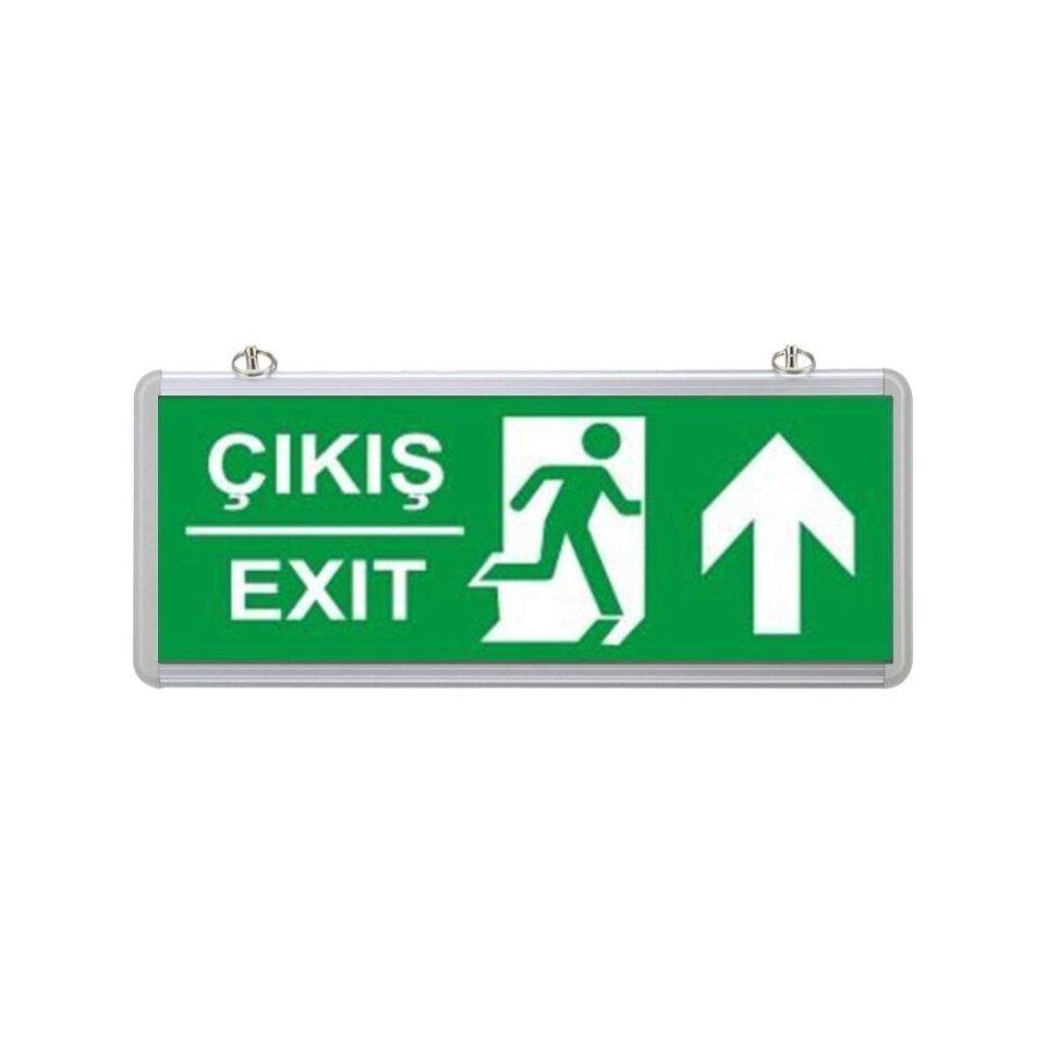Çıkış Exit Ledli Armatür Yukarı Ok | Led Armatür