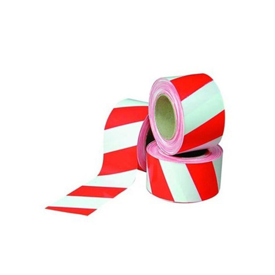 Kırmızı Beyaz İkaz Şeridi 500 Metre | 500 mt ikaz şeridi