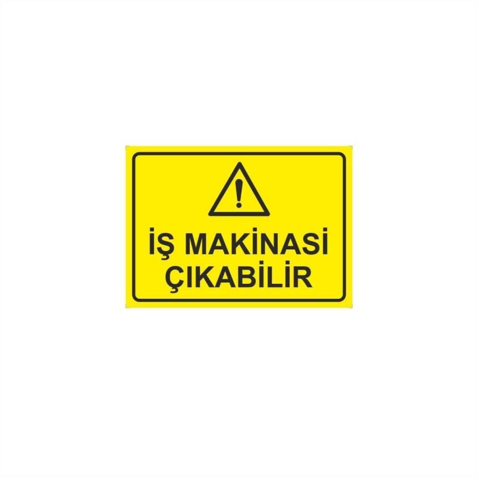 İş Makinası Çıkabilir Levhası