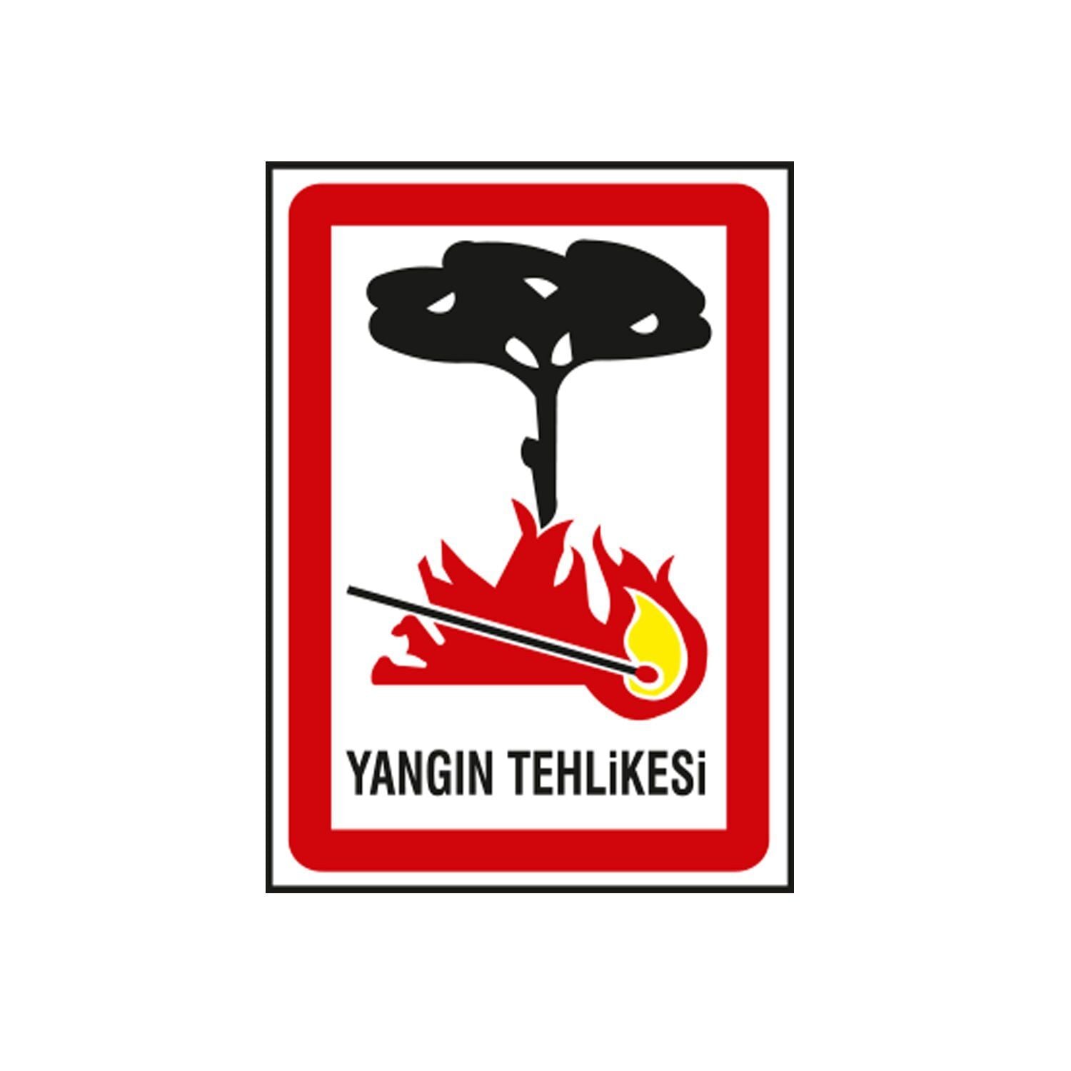 Yangın Tehlikesi Levhası