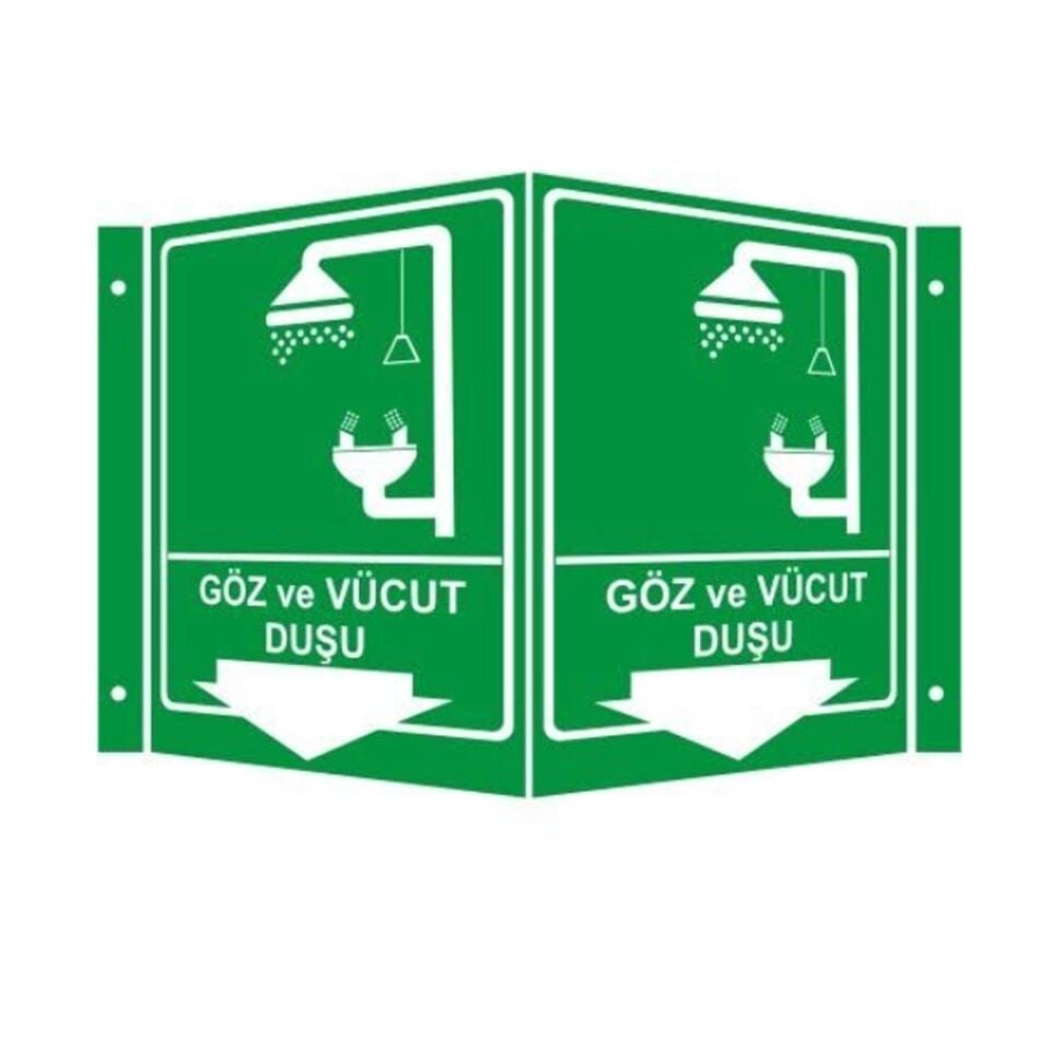 Göz ve Vücut Duşu Panoramik Levha (35x56cm)