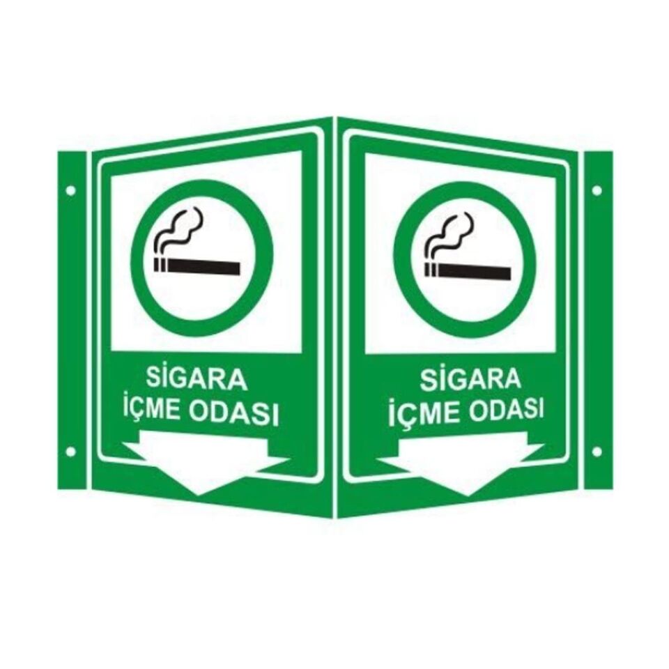 Sigara İçme Odası Panoramik Levha (35x56cm)