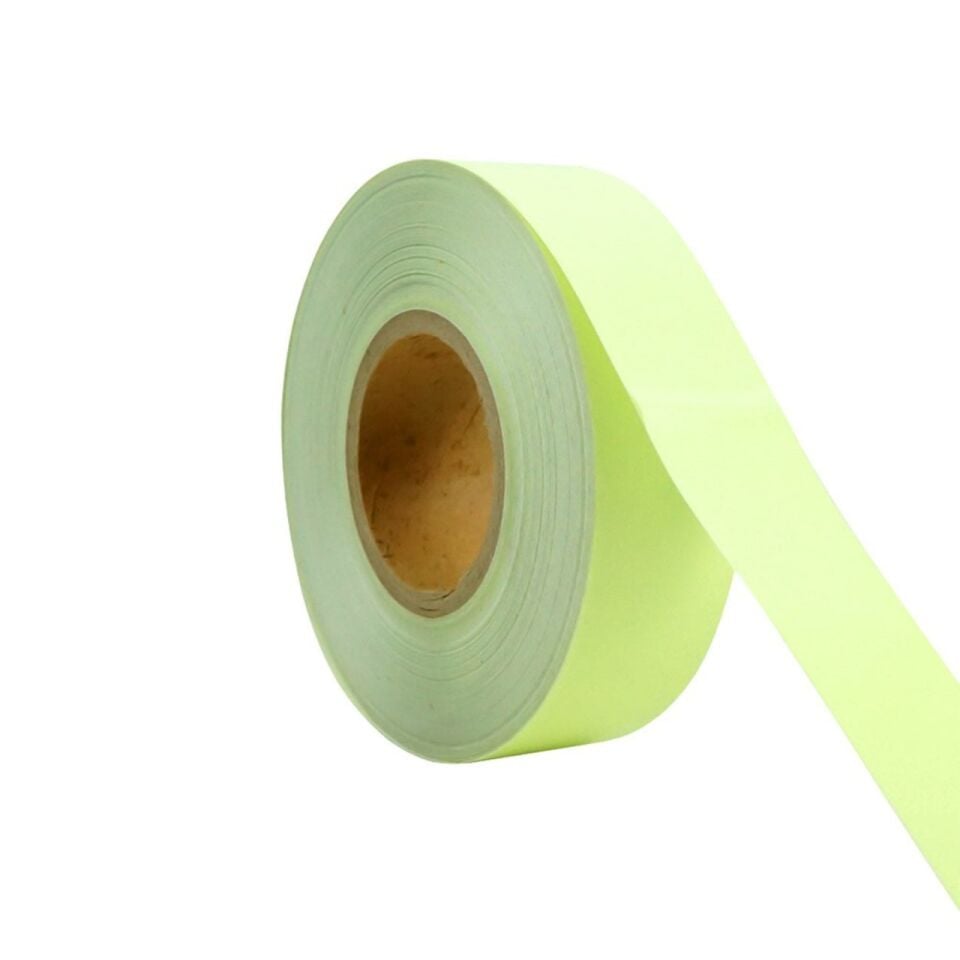 50 mm x 50 m Fotolüminesans Fosforlu Bant | Acil Çıkış ve Güvenlik Bandı