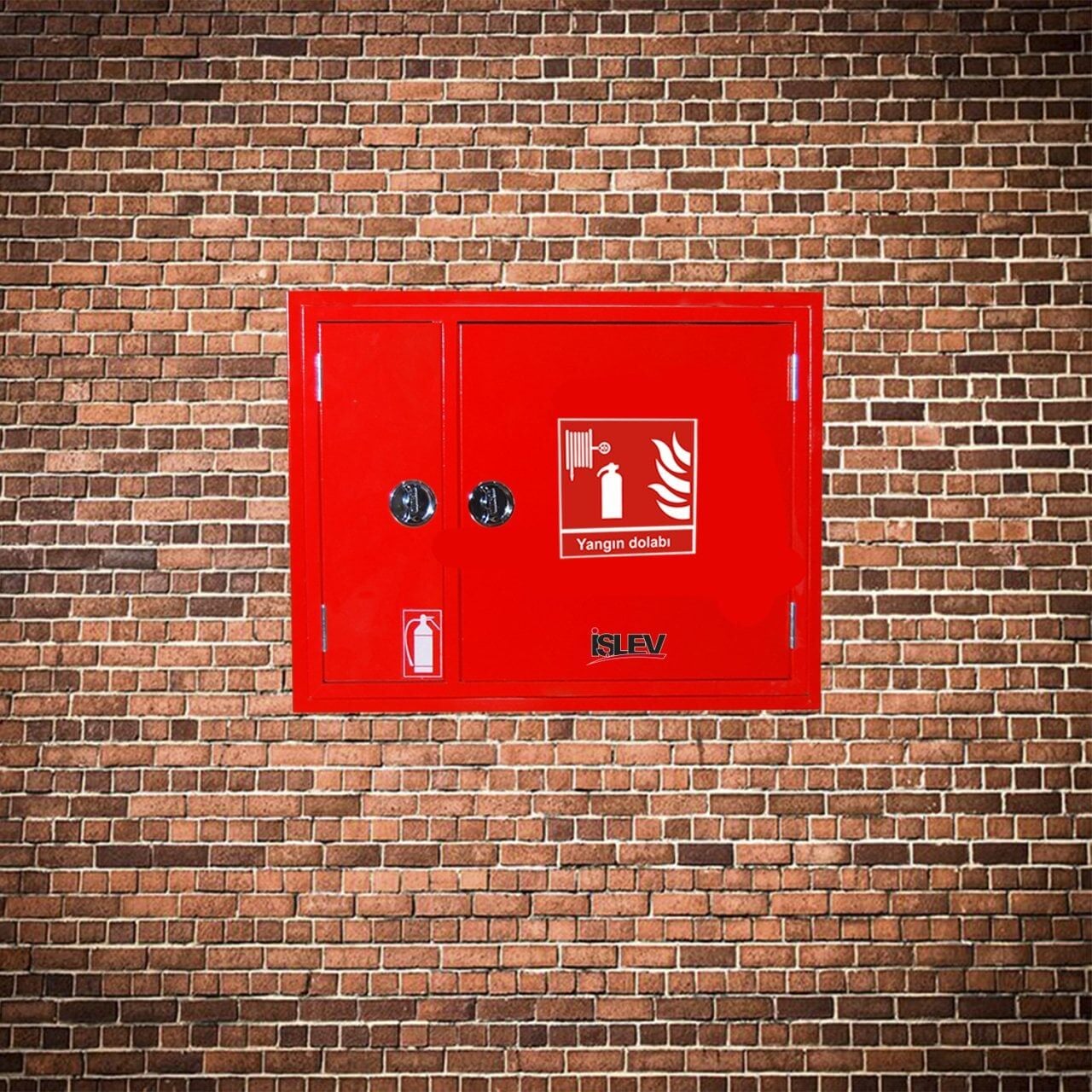 Yangın Dolabı Uyarı Levhası (Fotolümenli) 15x15 cm