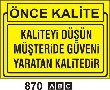 Kaliteyi Düşün Müşteride Güveni Yaratan Kalitedir