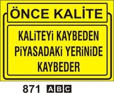 Kaliteyi Kaybeden Piyasadaki Yerinide Kaybeder