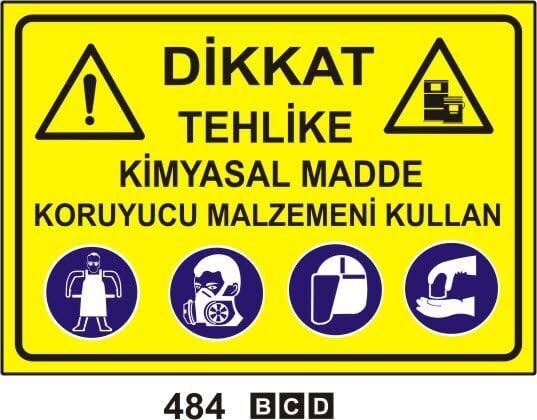 Düşebilir Parçalar Tehlikeli Alan Koruyucu Baretini Giy