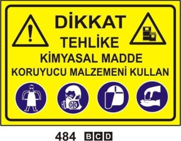 Düşebilir Parçalar Tehlikeli Alan Koruyucu Baretini Giy