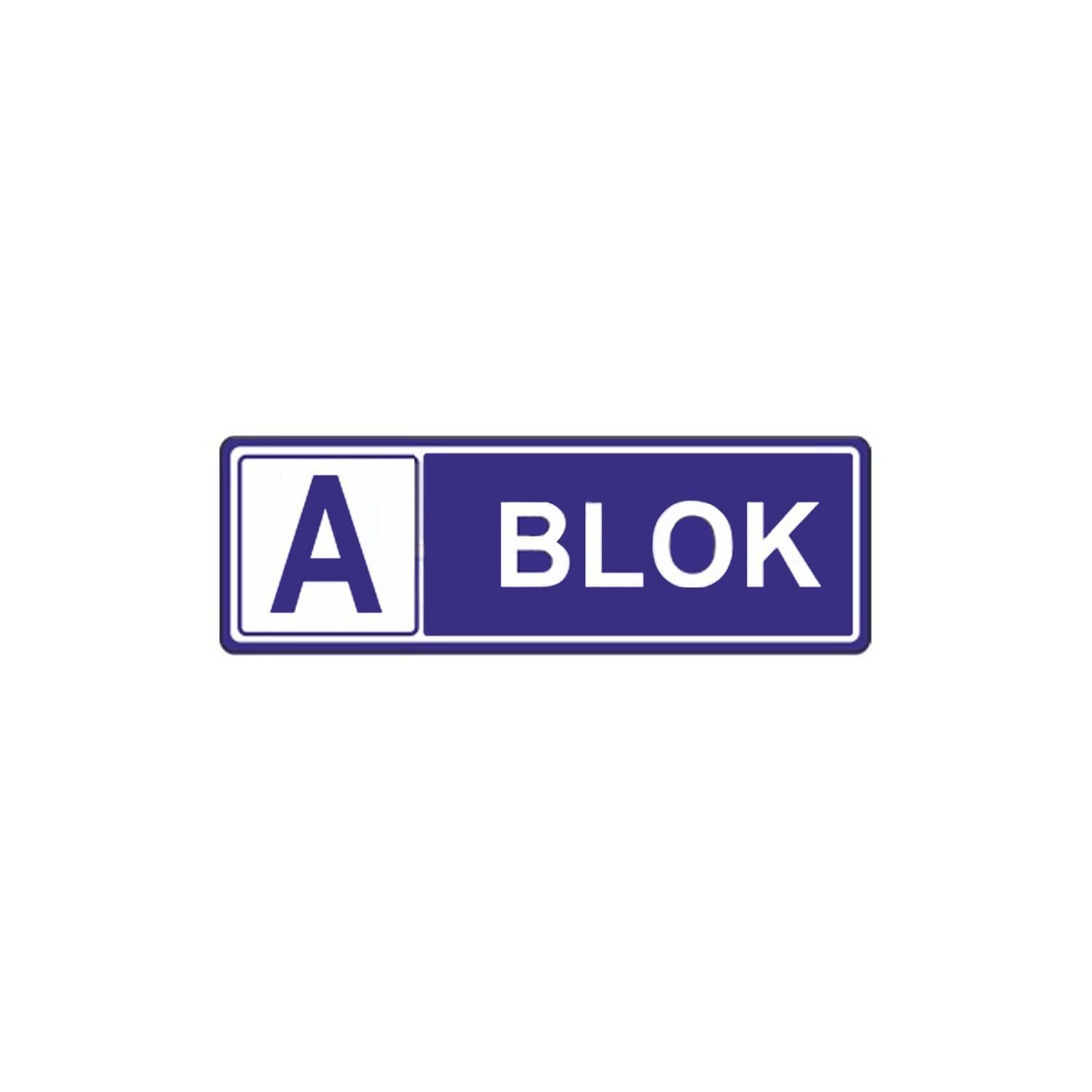 A Blok Levhası | Apartman Blok Levhası