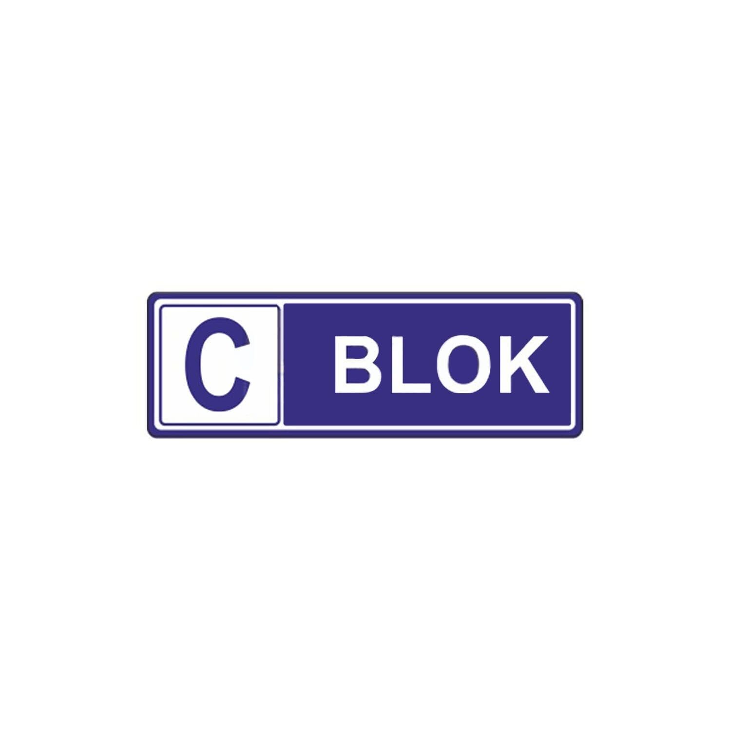 C Blok Levhası | Apartman Blok Levhası