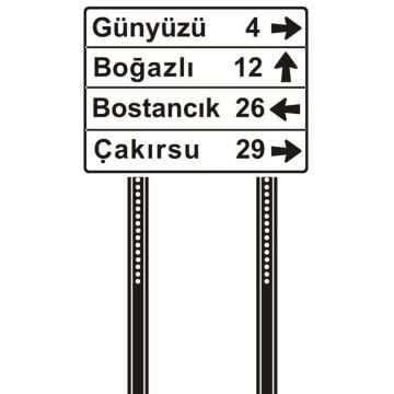 Köy Yön Levhaları (Stok Sorunuz)