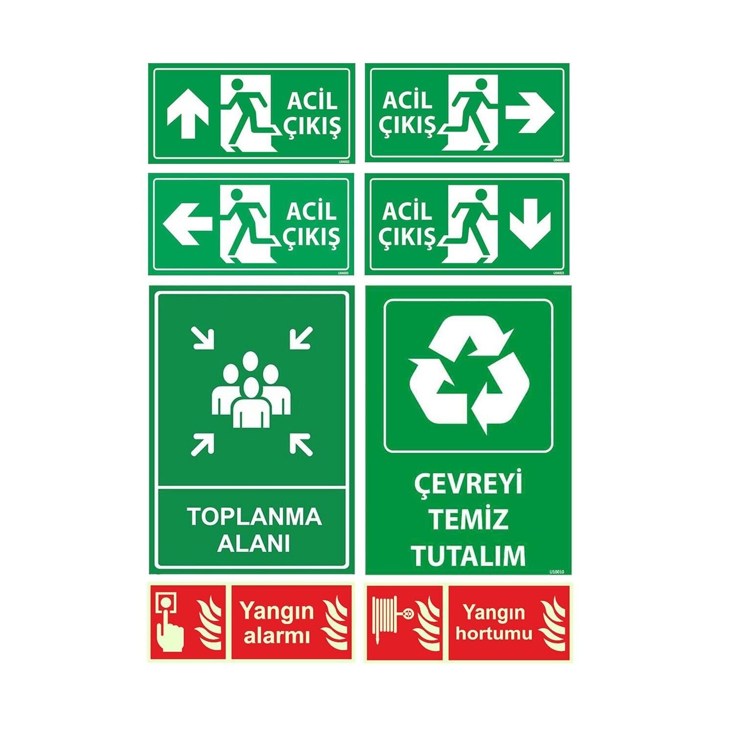 İşlev Apartman/Site - Levha Seti 002 (Fotolümenli)