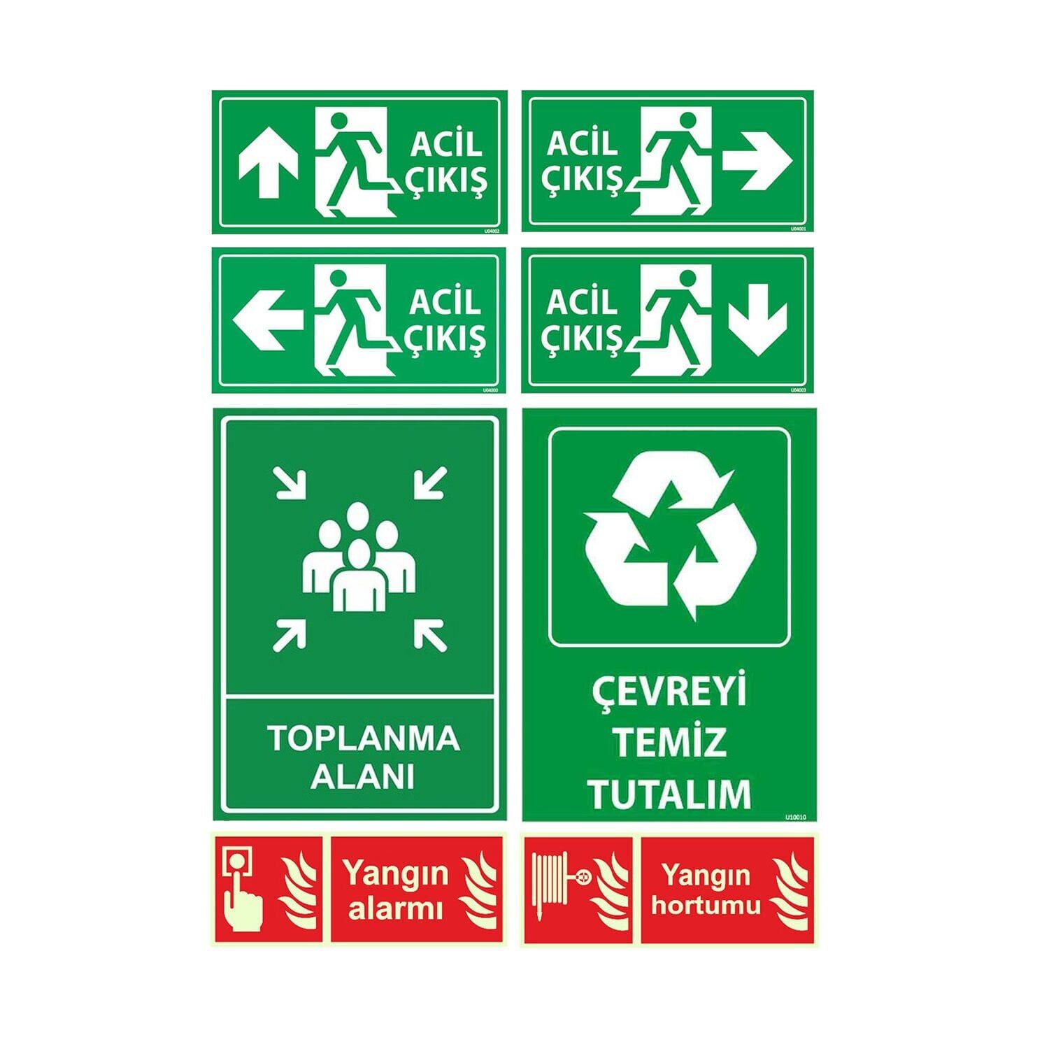 İşlev Apartman/Site - Levha Seti 002 (Fotolümenli)