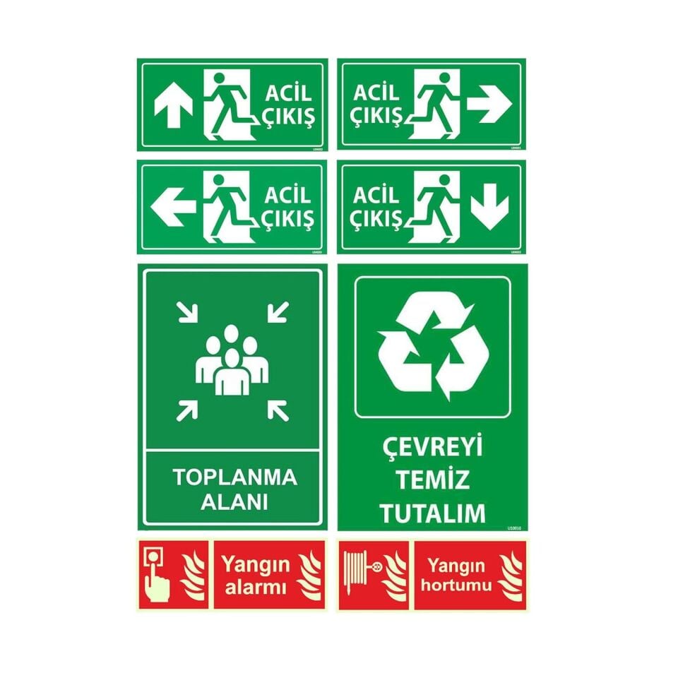 İşlev Apartman/Site - Levha Seti 002 (Fotolümenli)