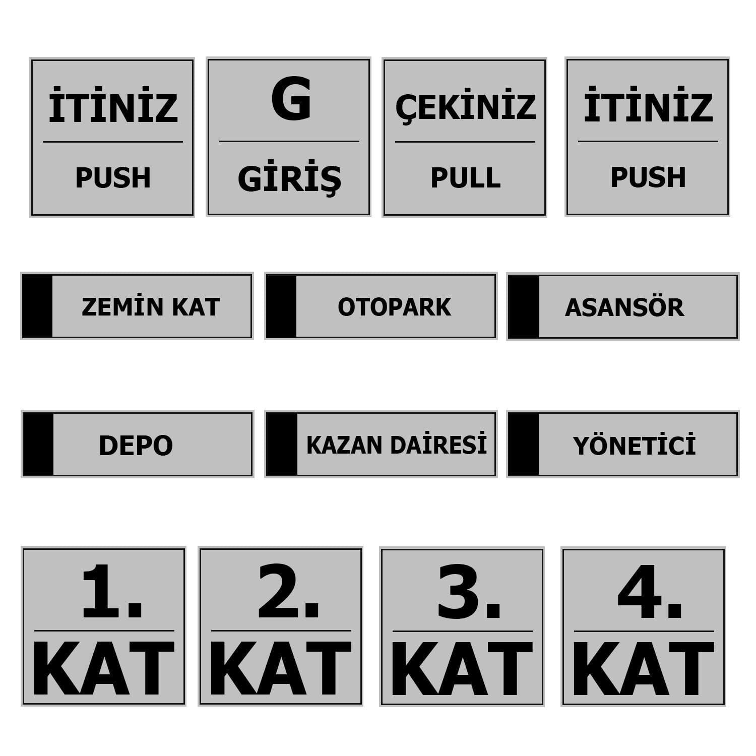 İşlev Apartman/Site - Levha Seti 001