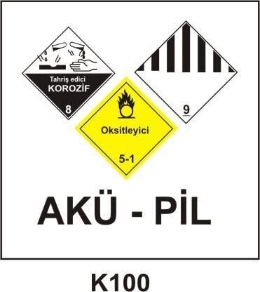 Tehlikeli Madde Ambalaj Saklama Kapları Etiketleri