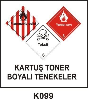 Tehlikeli Madde Ambalaj Saklama Kapları Etiketleri