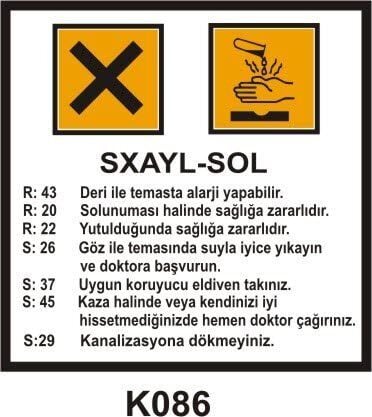 Tehlikeli Madde Ambalaj Saklama Kapları Etiketleri