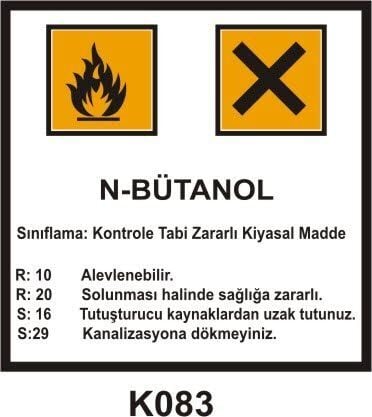 Tehlikeli Madde Ambalaj Saklama Kapları Etiketleri