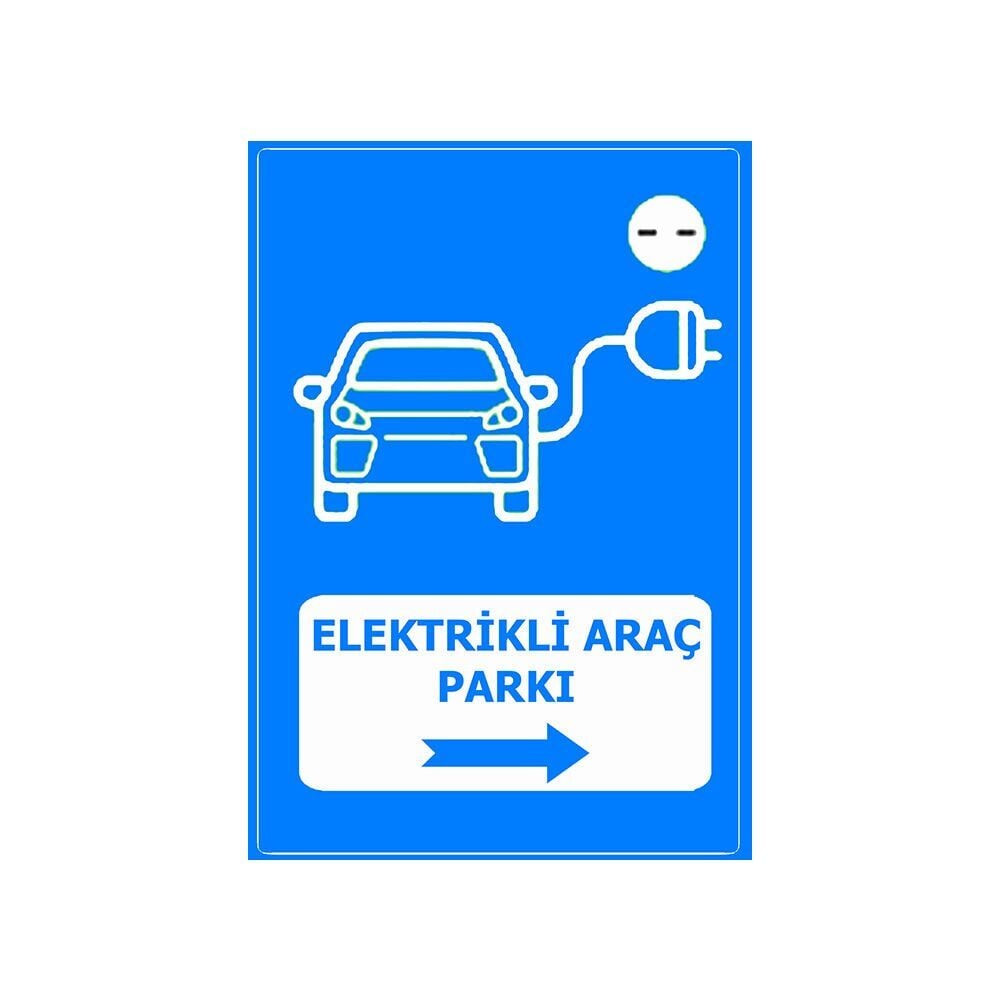 Elektrikli Araç Parkı Sağ Yön Levha