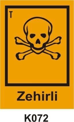 Tehlikeli Madde Ambalaj Saklama Kapları Etiketleri