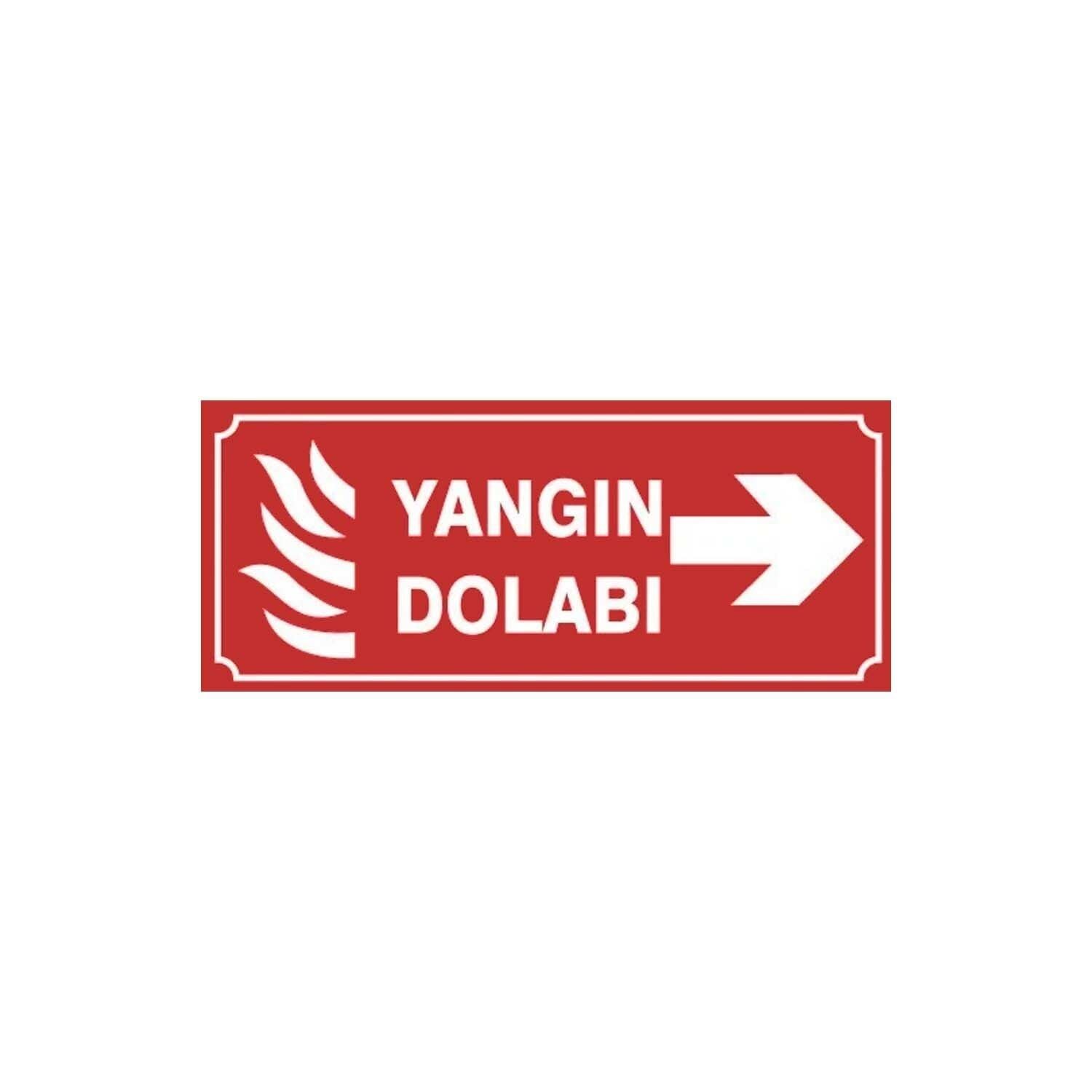 Yangın Dolabı Sağ Yön Levhası