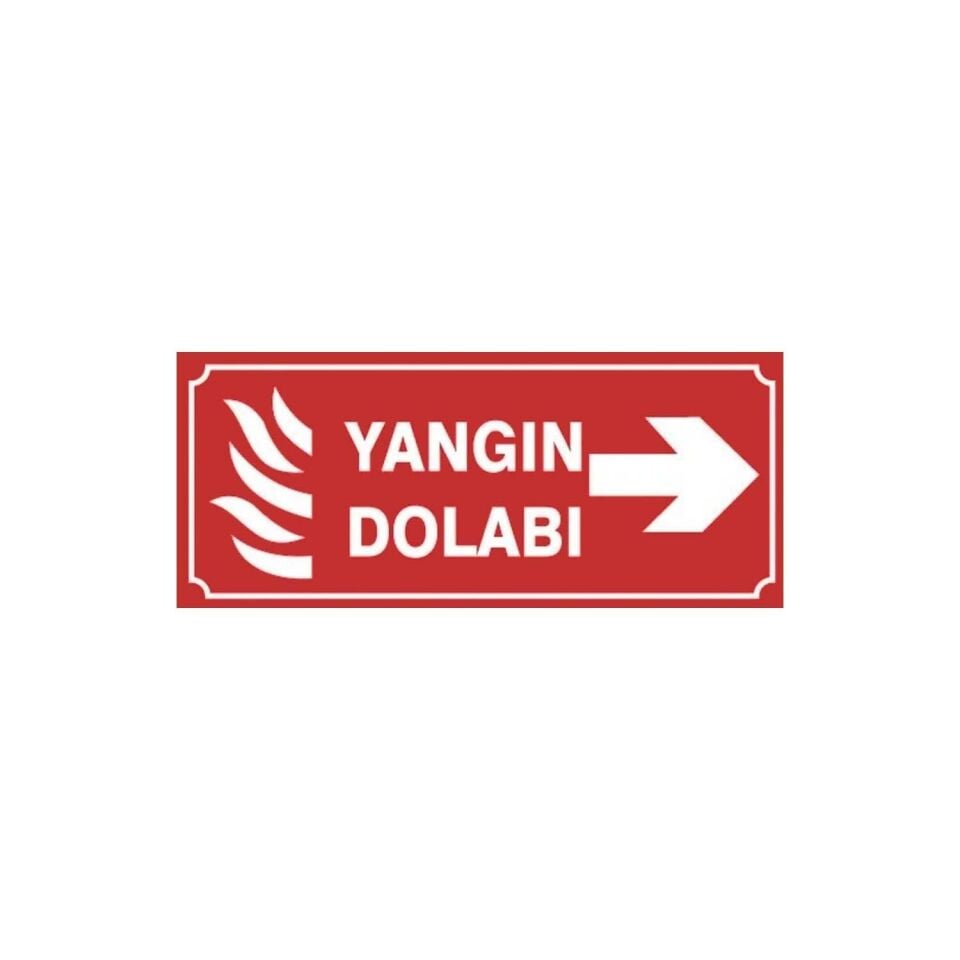 Yangın Dolabı Sağ Yön Levhası