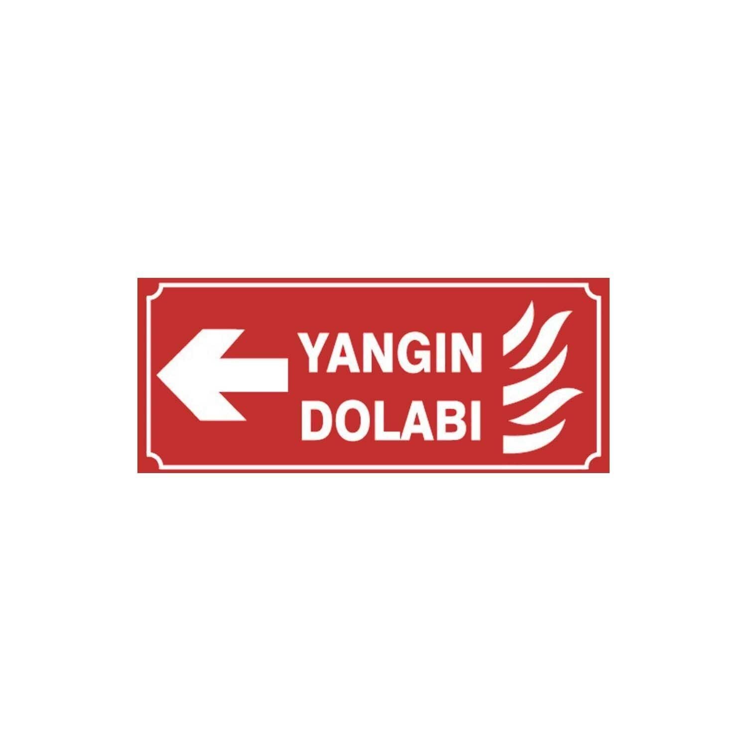 Yangın Dolabı Sol Yön Levhası
