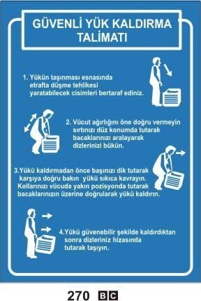 Güvenli Yük Kaldırma Talimatı