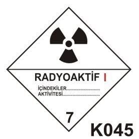 Tehlikeli Madde Taşıma Etiketleri