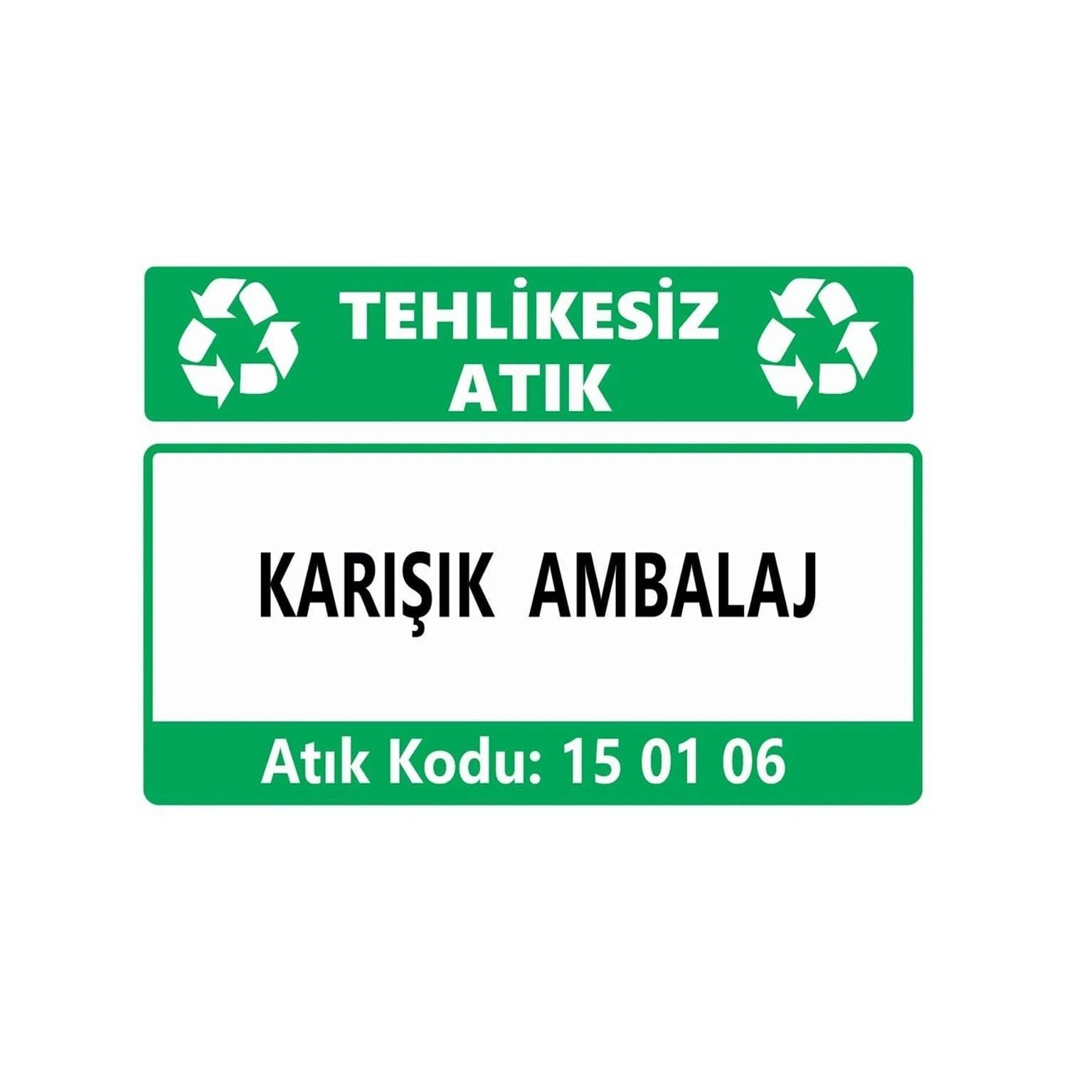 Karışık Ambalaj Atıkları Levhası