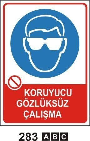 Koruyucu Gözlüksüz Çalışma