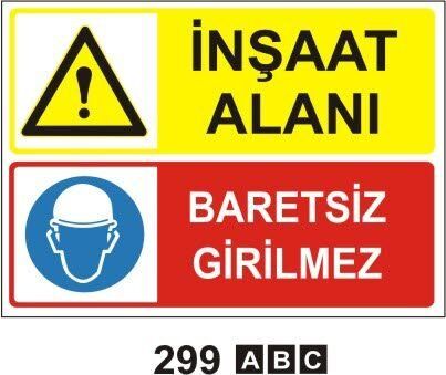 İnşaat Alanı Baretsiz Girilmez