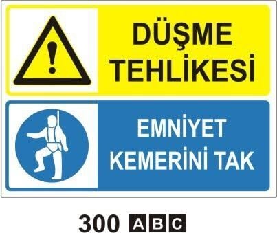 Düşme Tehlikesi Emniyet Kemerini Tak