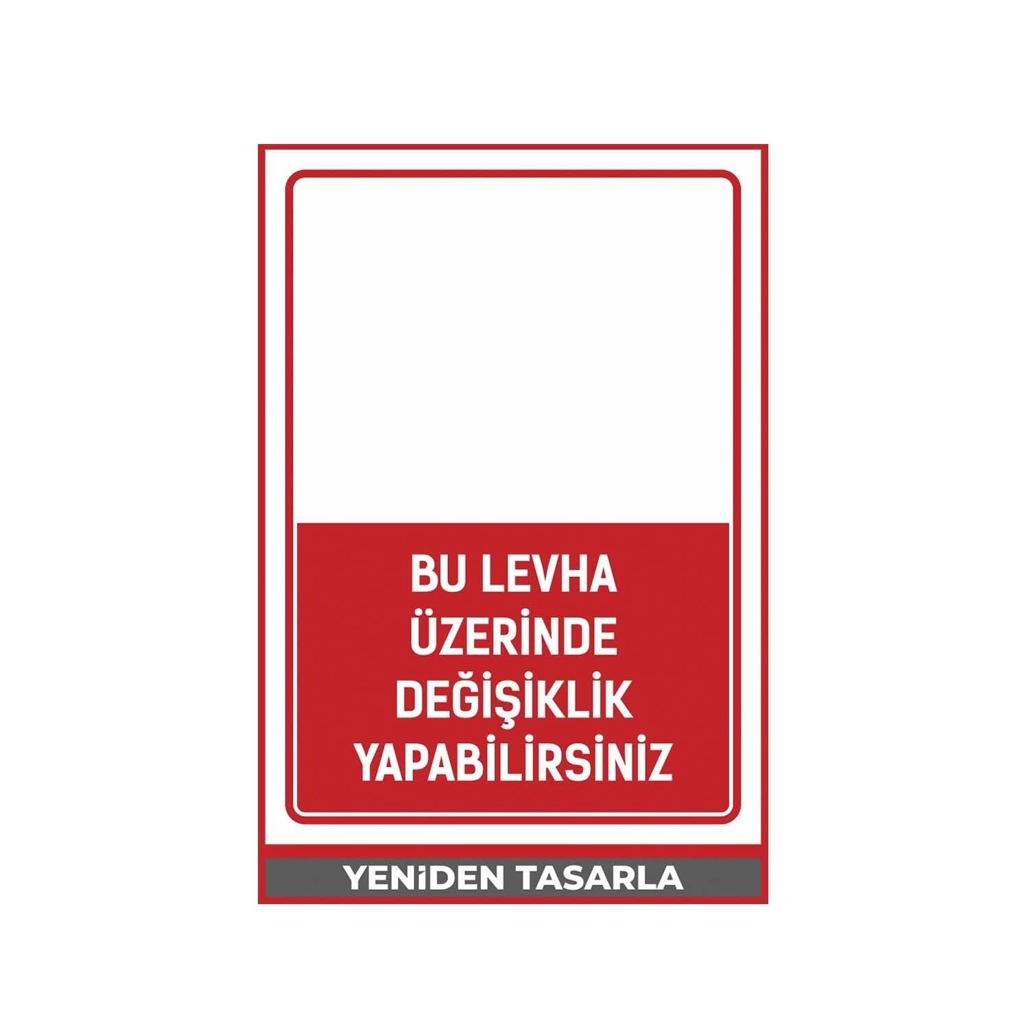 Kendin Tasarla - Kendi Levhanı Hazırla