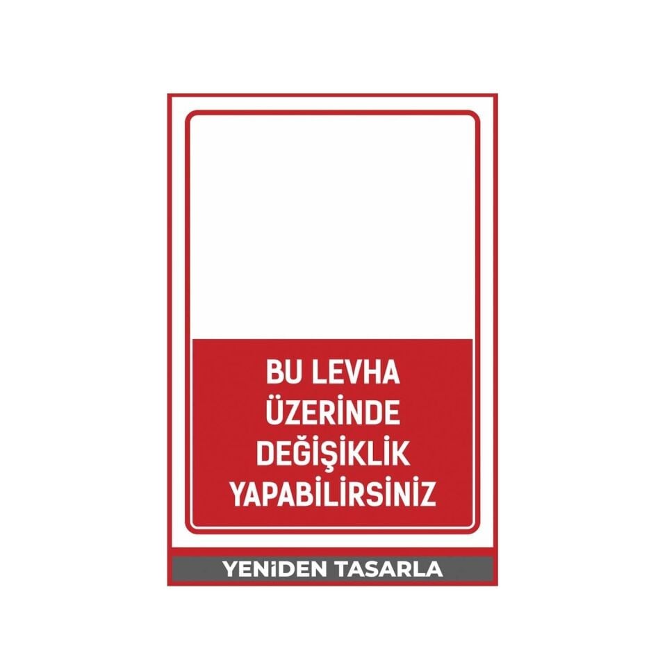 Kendin Tasarla - Kendi Levhanı Hazırla