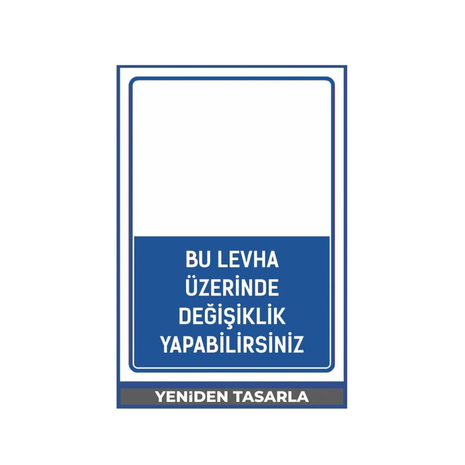 Kendin Tasarla - Kendi Levhanı Hazırla