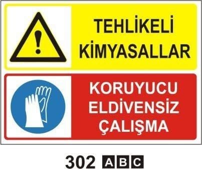 Tehlikeli Kimyasallar Koruyucu Eldivensiz ÇAlışma