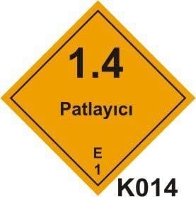 Tehlikeli Madde Taşıma Etiketleri