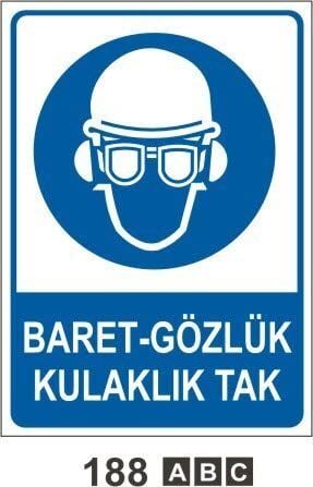 Baret Gözlük Kulaklık Tak