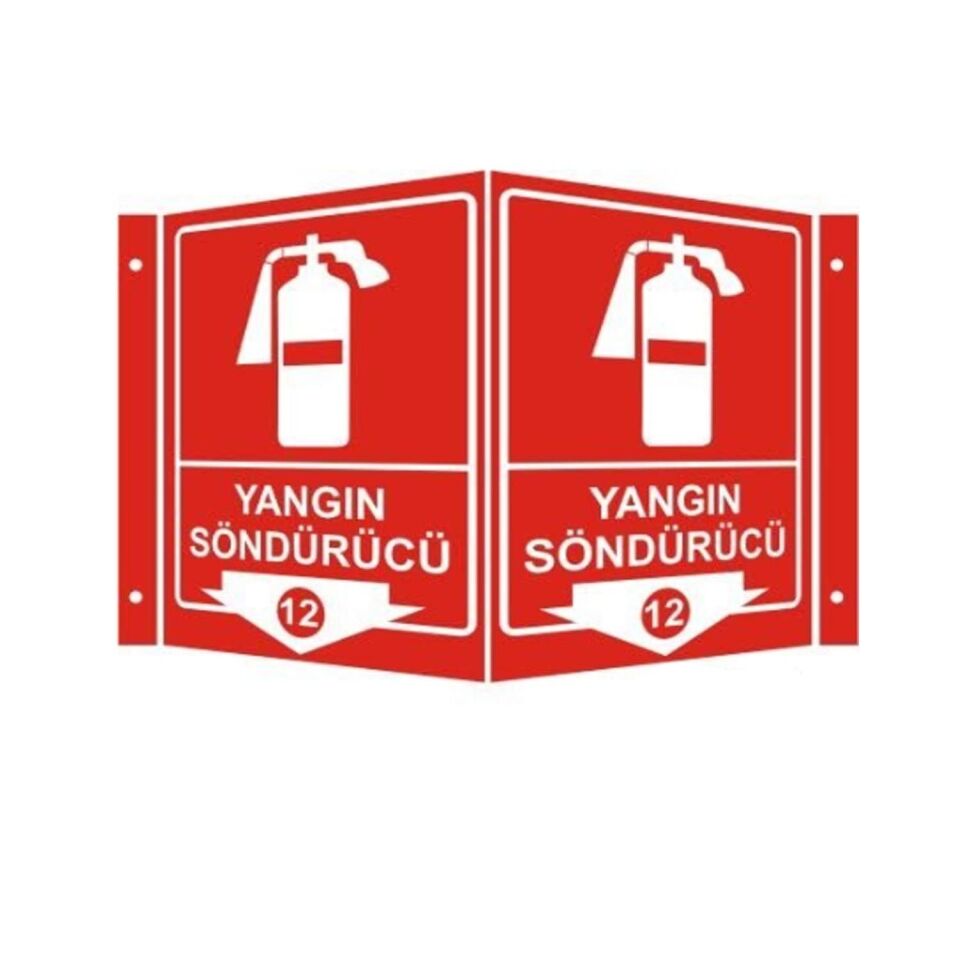 Yangın Söndürücü Panoramik Levha (35x56cm)