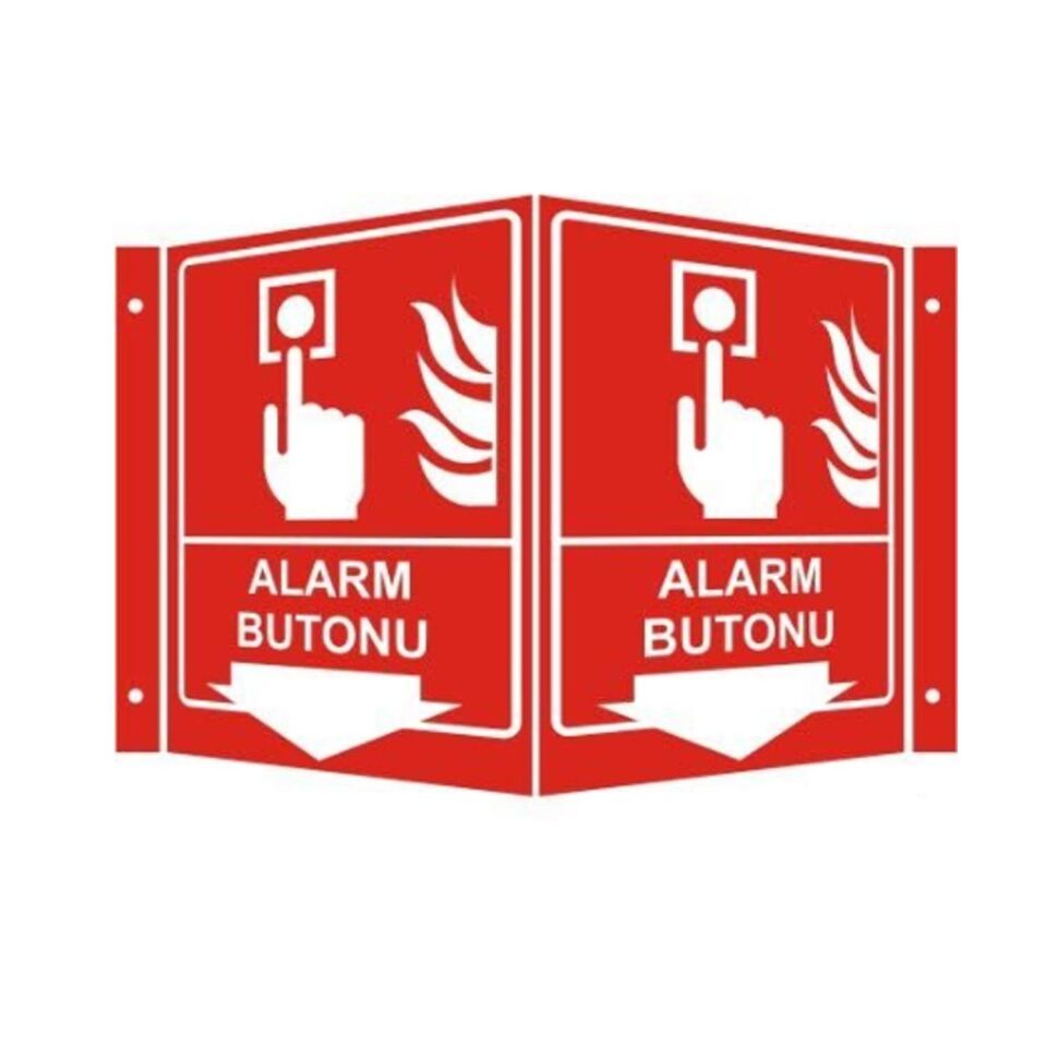 Alarm Butonu Panoramik Levha (35x56cm)